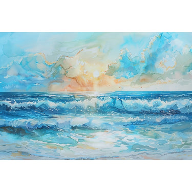 Sea Watercolour Canvas